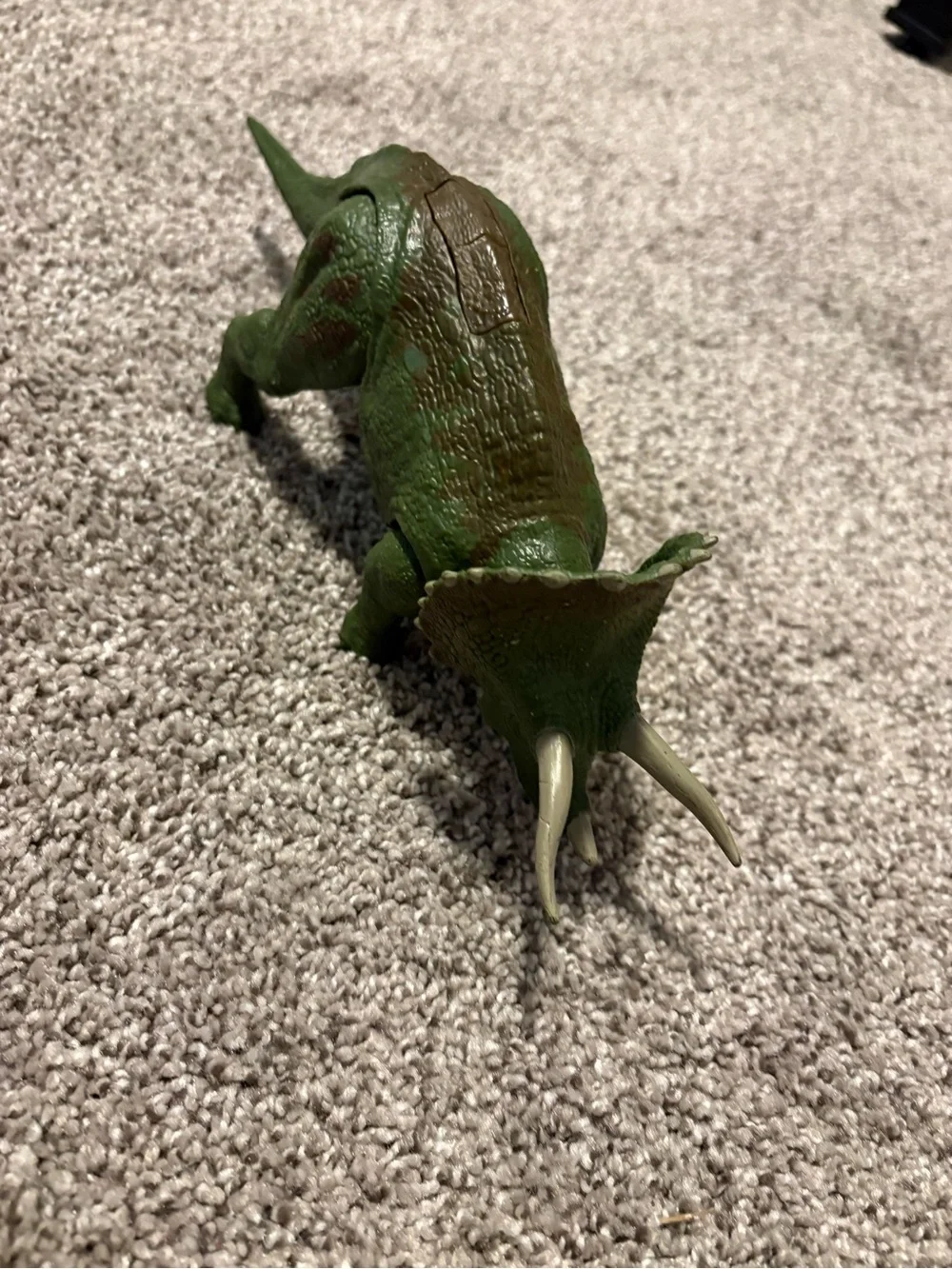 Jurassic World Green Triceratops Action Figure - Kids Dinosaur Toy